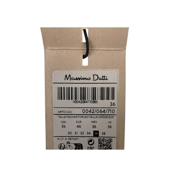 Massimo Dutti Men Denim Pants EU 46 US 36 Beige Slim Fit Trousers 0042/064 NWT - Picture 8 of 14